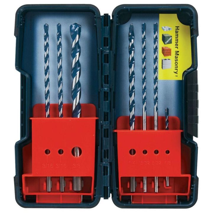 Bosch Blue Granite Turbo Hammer Drill Bit Set - 7 Piece