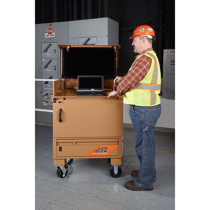 Knaack Model 118-M DataVault 150 Lbs Steel Mobile Digital Plan Station, large image number 10