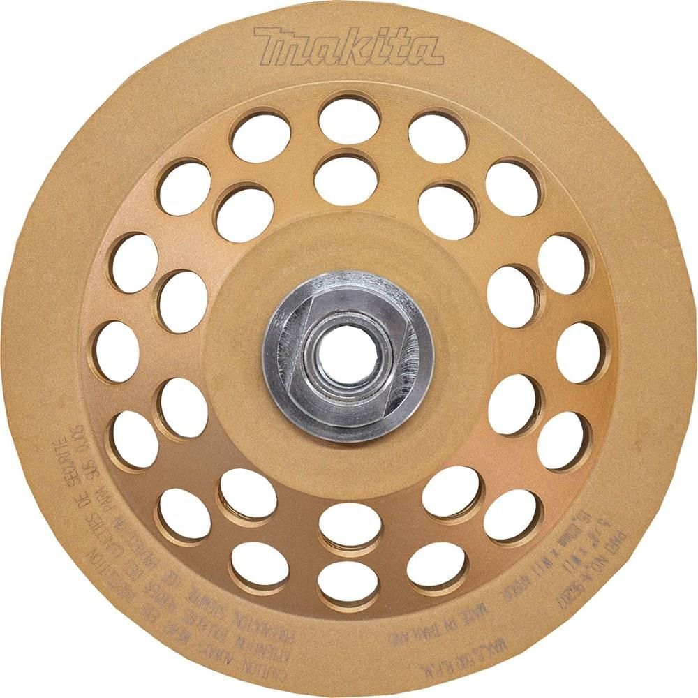 Makita 7 Inch Low-Vibration Double Row Segmented Rim Diamond Cup Wheel for Concrete, large image number 6