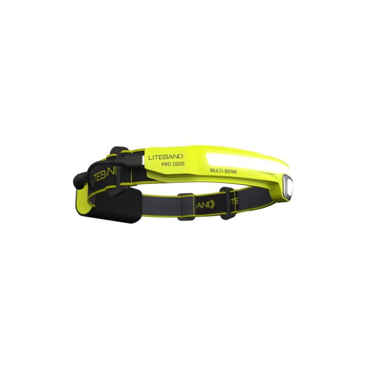Liteband Pro 1500 MB Hi Vis Yellow LED Rechargeable Headlamp, large image number 1