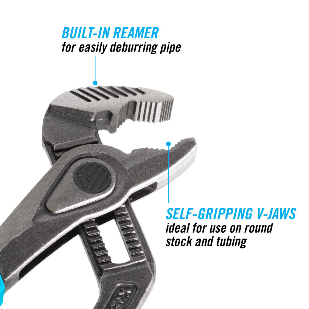 Channellock 12 Inch SPEEDGRIP V-Jaw Tongue and Groove Pliers, large image number 5