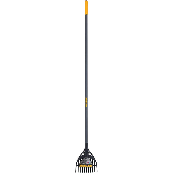 True Temper 8 In. Poly Head 11-Tine Shrub Rake with 60 In. Steel Handle, large image number 1