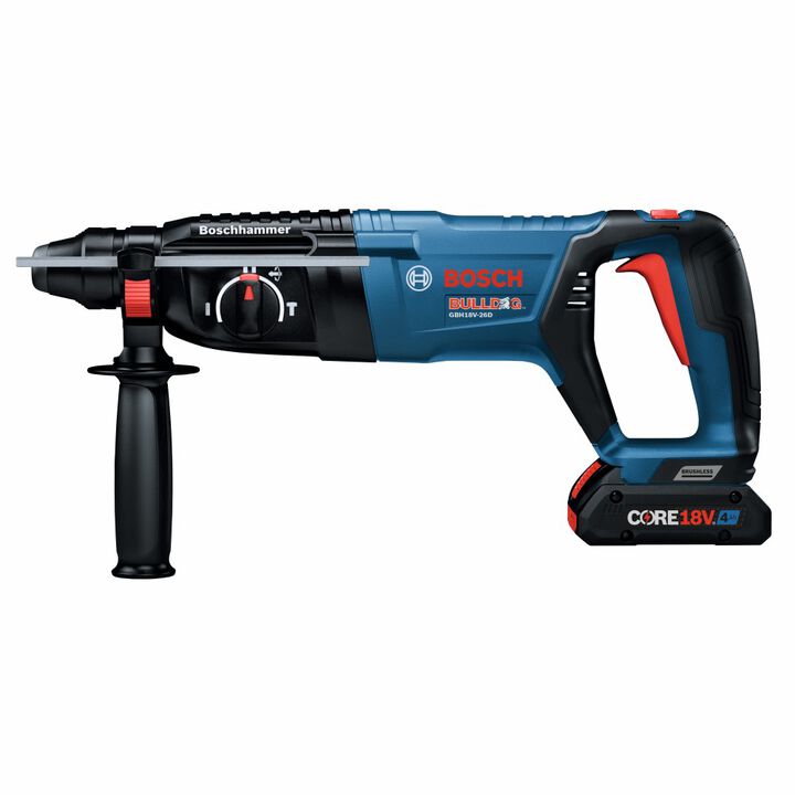 Bosch 18V EC SDS Plus Bulldog 1in Rotary Hammer Kit, large image number 2