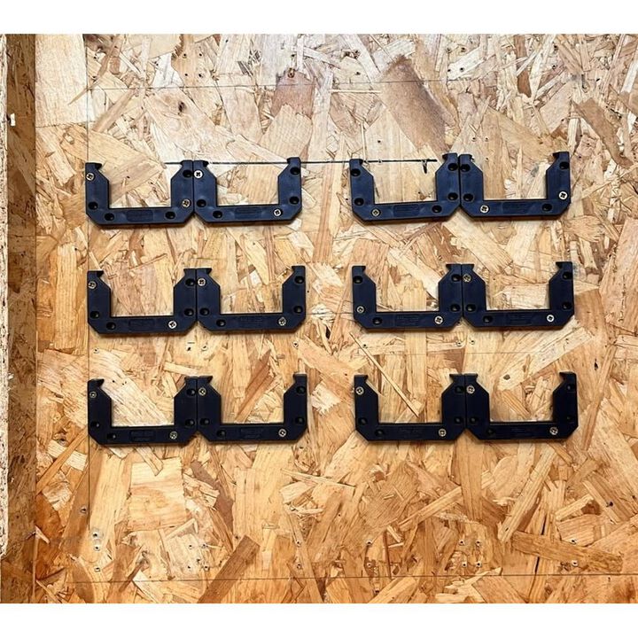 Stealthmounts ABS Plastic V2 Mounting Cleat for Locking Packout Hook, 6 Pieces, large image number 2
