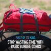 Tack Strap Stapll 30 Inch Bungee Style 4-Way Tack Strap, 2 Pieces, Red, small image number 5