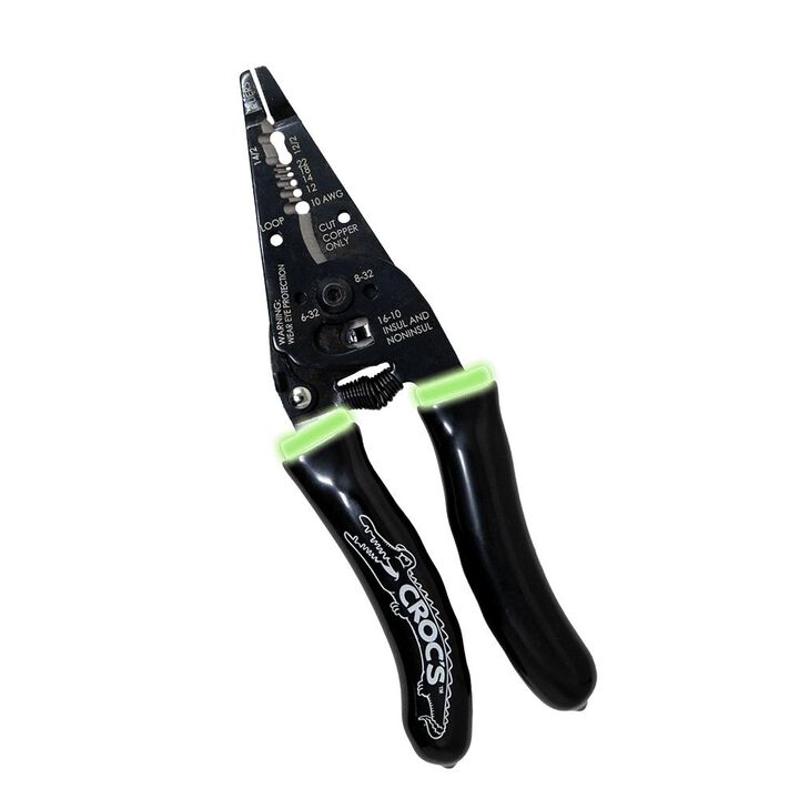 Rack-A-Tiers Crocs Needle Nose Multi Use Handheld Wire Stripper