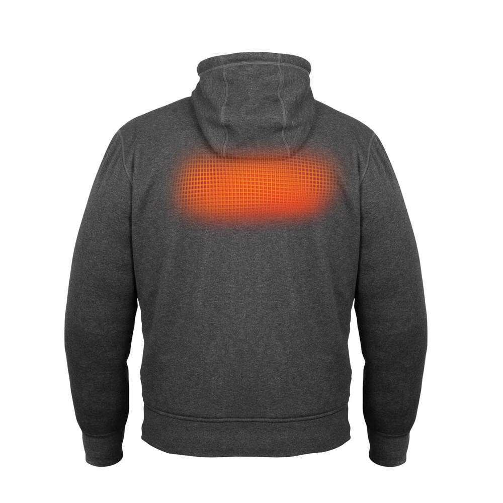Mobile Warming 7.4V Phase Plus 2.0 Heated Hoodie Mens Dark Grey X-Large, large image number 3