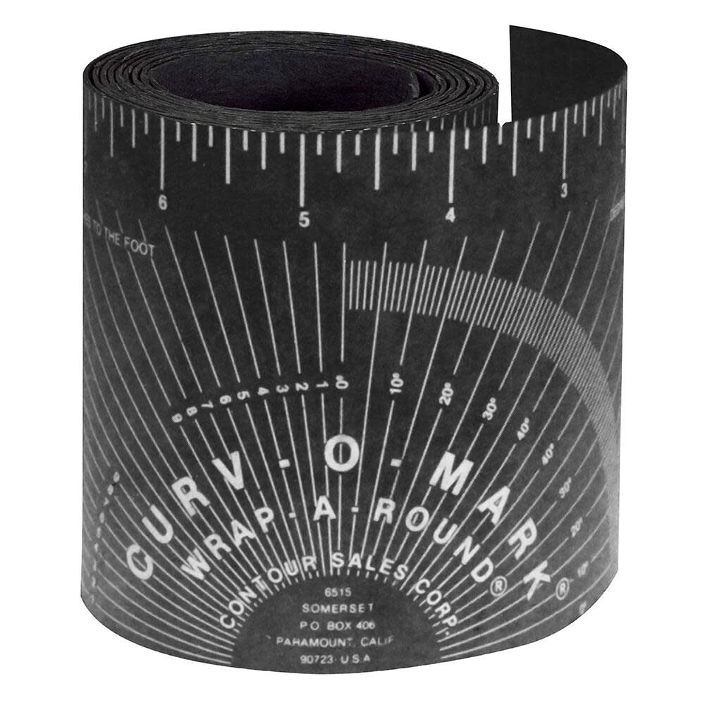 Jackson Safety Flexible Wrap-A-Round Pipe Marking Tool 6 In. to 16 In. Pipe Diameter Black XXL, large image number 3