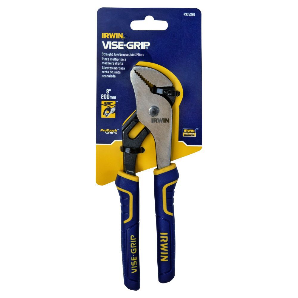 Irwin 8in Vise-Grip Groove Joint Straight Jaw Pliers, large image number 7