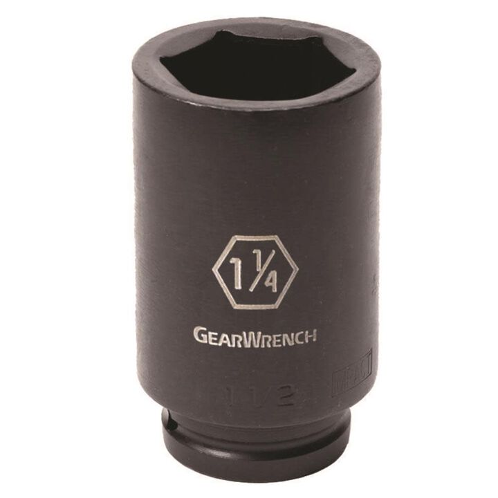 GEARWRENCH Impact Socket 3/4 in Drive 6 Point Deep 1-9/16 in