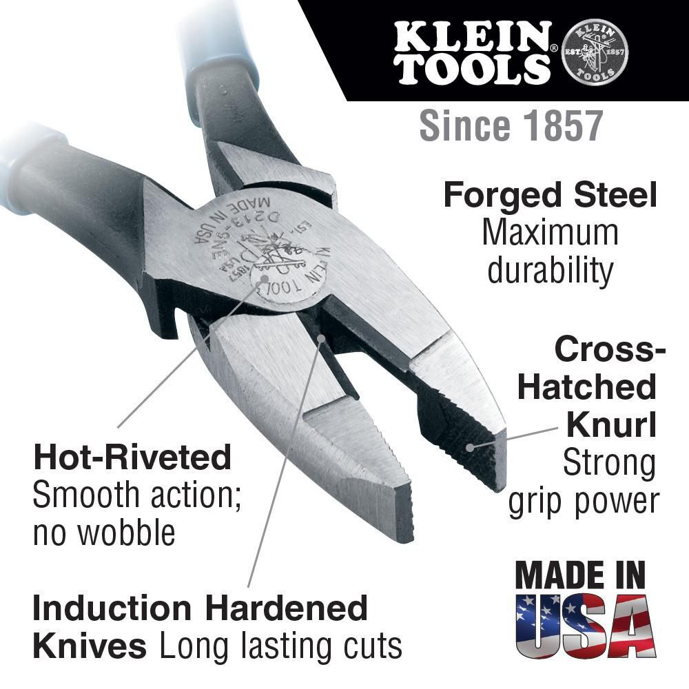 Klein Tools High Lev. Pliers Side Cut with Ring, large image number 2