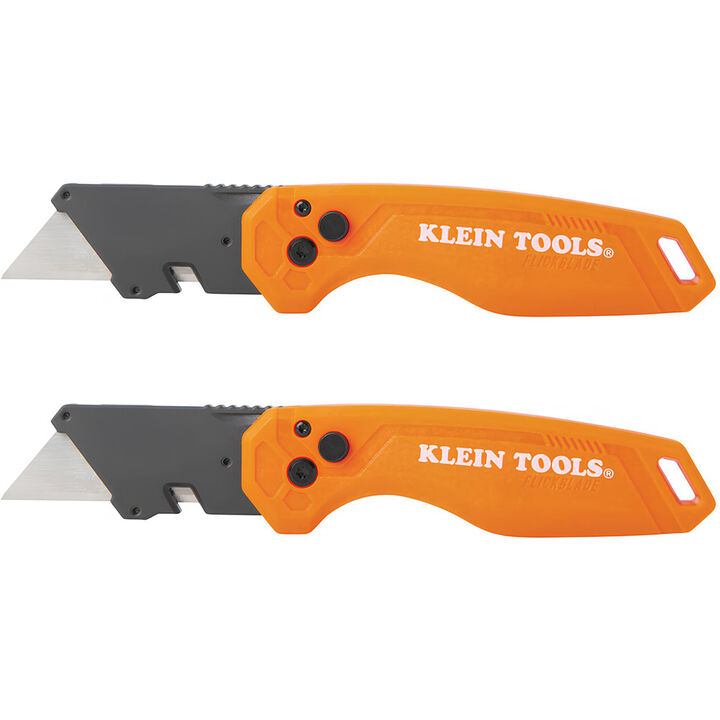 Klein Tools Folding Utility Knife, 2 Pack