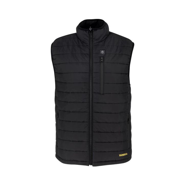 DEWALT Mens Heated Puffer Vest, Black, XL, large image number 13