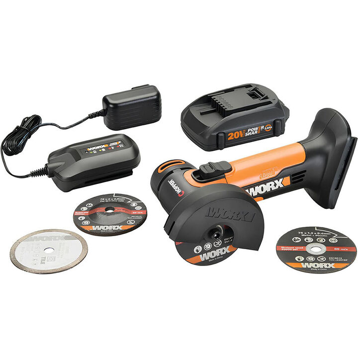 Worx 20V 3 Inch Cordless Mini Cutter Kit