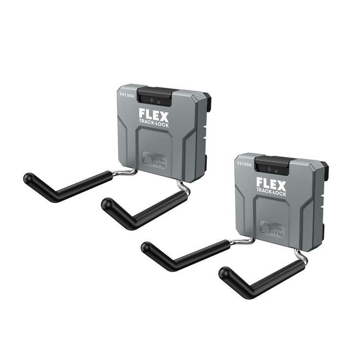 FLEX TRACK LOCK Dual Straight Hook 2 Pieces