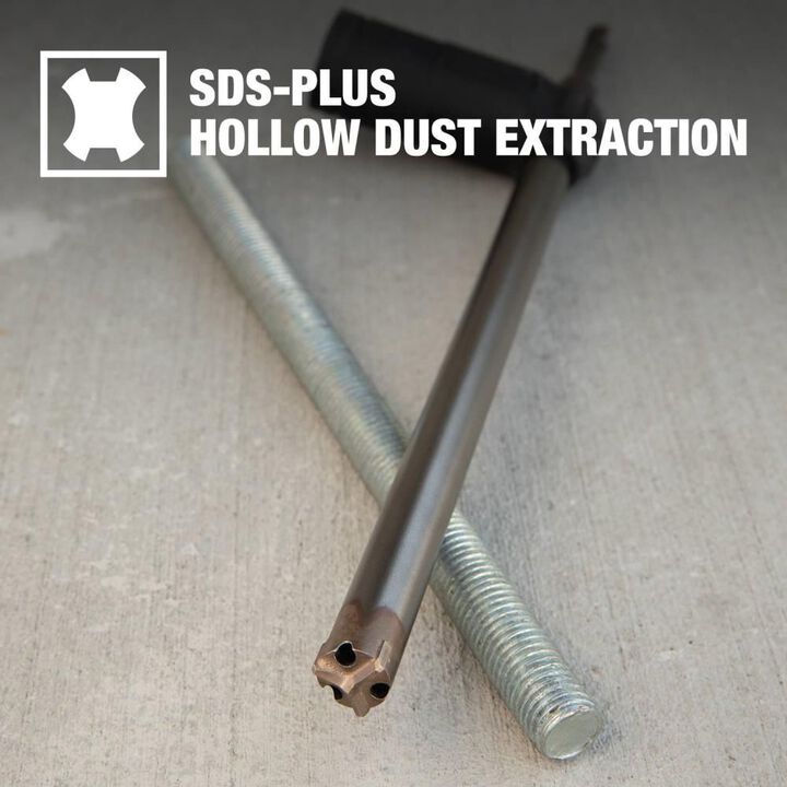 Makita 3/4in x 16in SDS Plus Hollow Dust Extraction Drill Bit, large image number 5