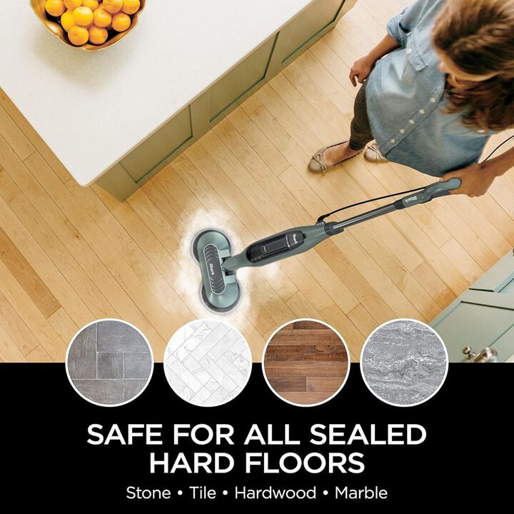 Shark Dirt Grip 7.63 Inch Steam Mop for Cleaner White and Grey, large image number 4