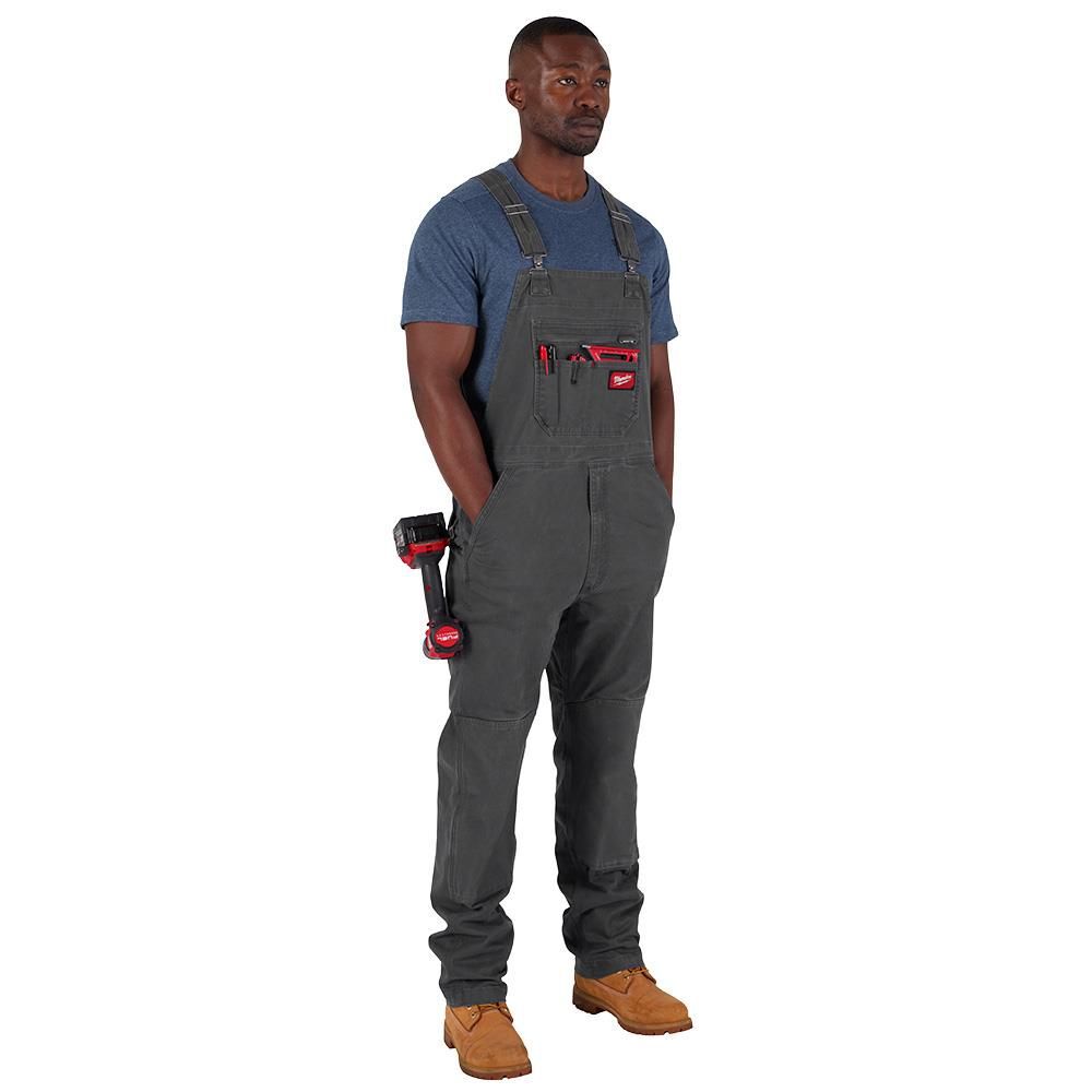 Milwaukee FREEFLEX Unlined Bib Overalls 36x32, large image number 8