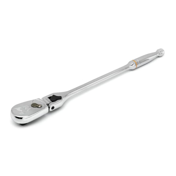 GEARWRENCH 1/2in Drive 90-Tooth Locking Flex Head Teardrop Ratchet 17in, large image number 3