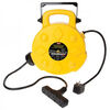 Bayco Products 50 Ft 12 Amp LED Retractable Polymer Cord Reel with 4 Outlets - 15 Amp, small image number 1
