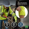 Ergodyne GloWear 8304W Class 3 Womens Performance Hoodie Hi-Vis Lime XL, small image number 5