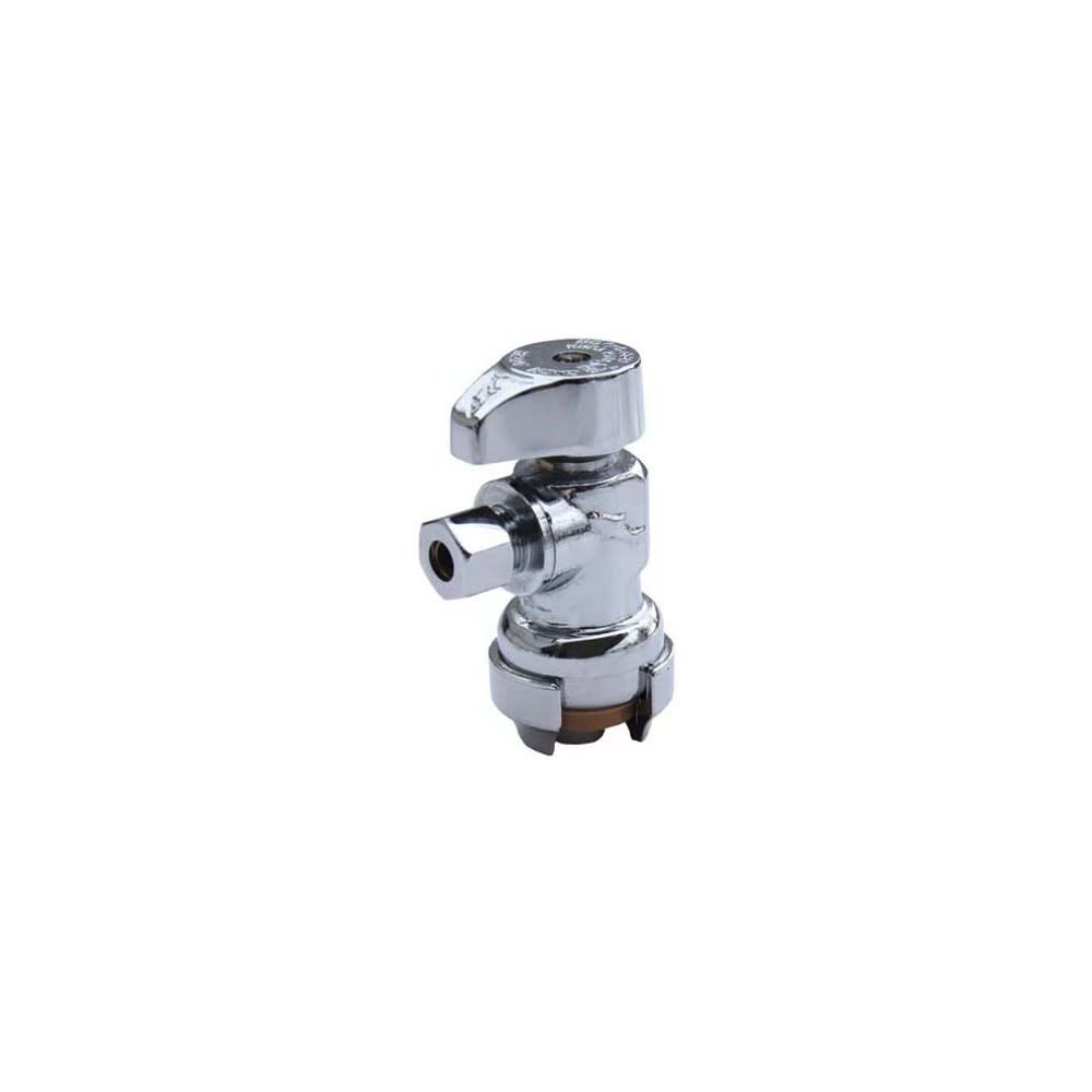 Sharkbite 1/2in PTC T x 1/4in S 200 Psi Brass Stop Valve, large image number 2