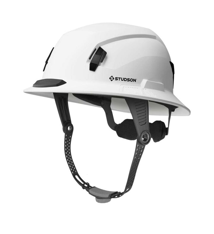 Studson HighBar Full Brim Non-Vented Safety Helmet Type 2 Class E White