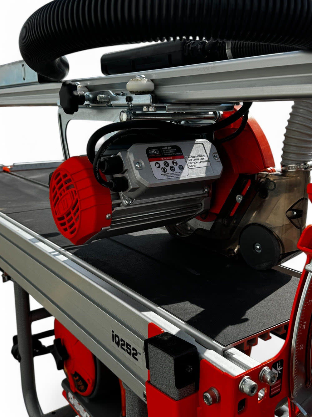 iQ Power Tools iQ252 10 Inch Dry Cut Rail Saw with Integrated Dust Control System, large image number 14