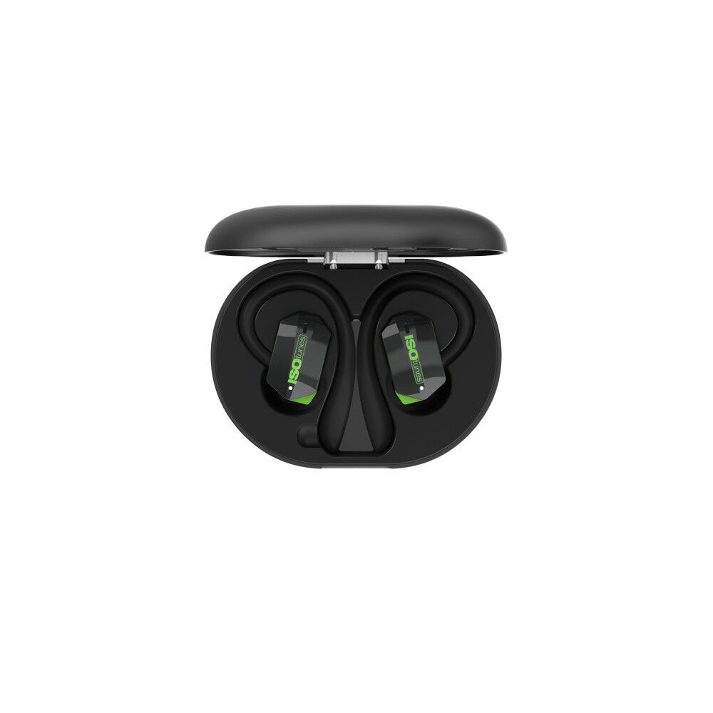 ISOtunes Ultracomm Aware True Wireless Bluetooth Earbuds Black & Hi-Vis Green, large image number 11