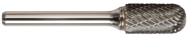 Drillco Double Cut Solid Carbide Burr, Cylinder Ball Nose, 7000C Series, SC-5, large image number 0