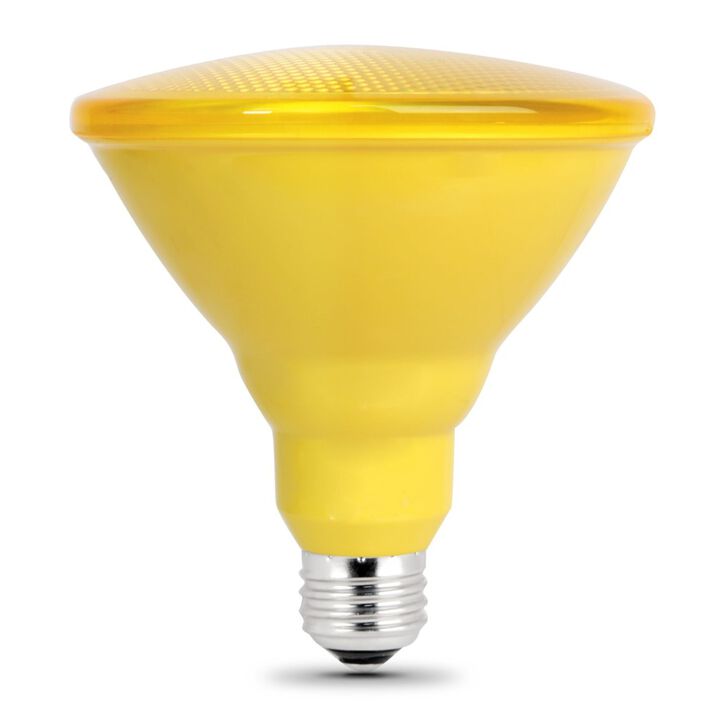 Feit Electric 90W PAR38 Yellow Reflector LED Bulb 1pk