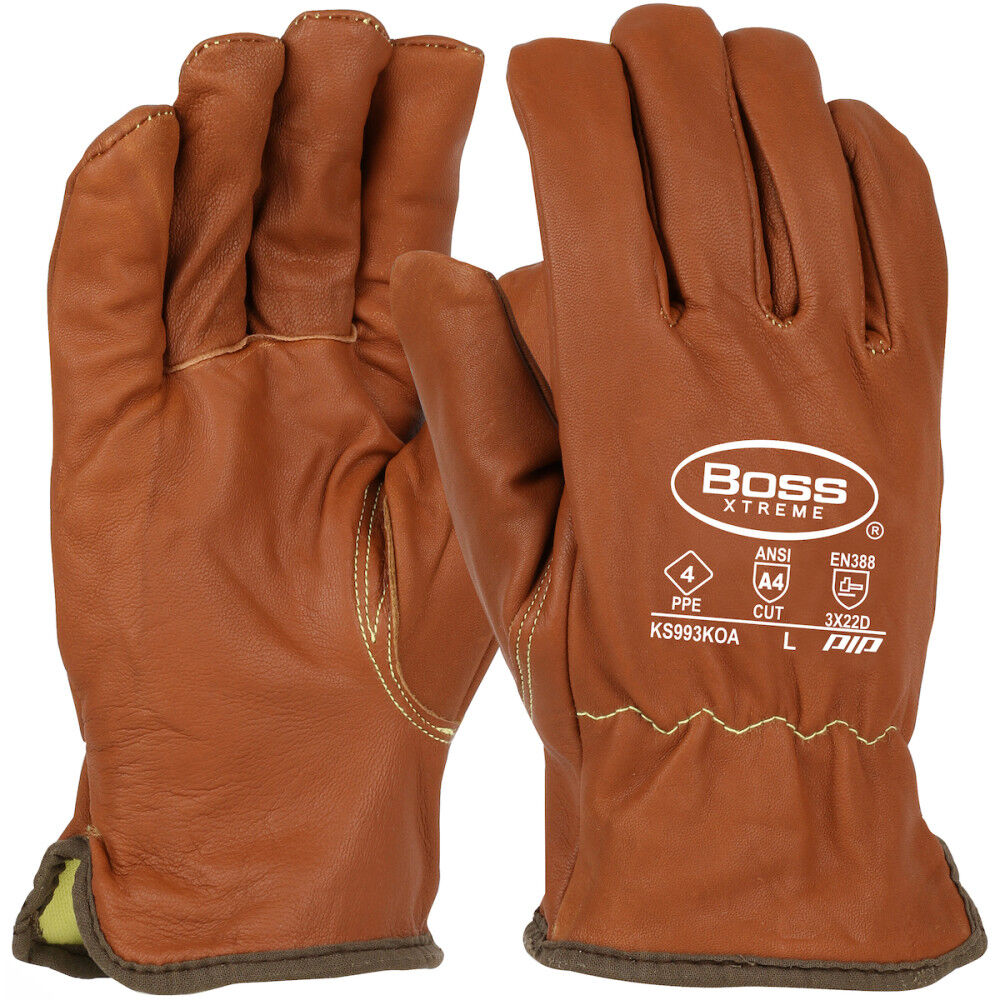Protective Industrial Products Boss Xtreme Goatskin Driver Gloves XL, large image number 3