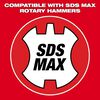 Milwaukee SDS-Max Core Bit Carbide Tipped 4inch x 11-3/8inch 1pc, small image number 3
