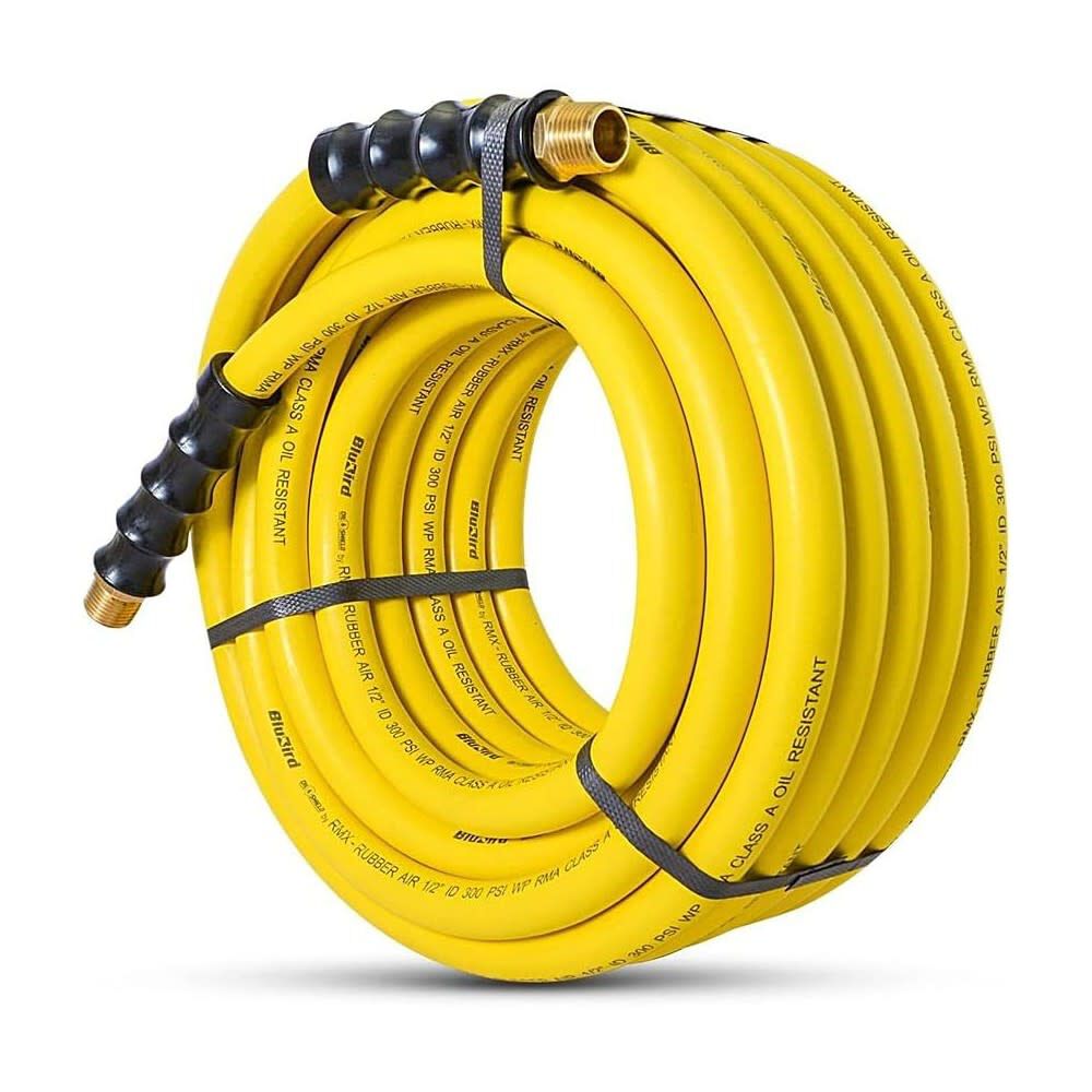 BluBird OilShield Next-Gen 1/2 Inch x 100 Ft. Rubber Air Hose Assembly, large image number 2