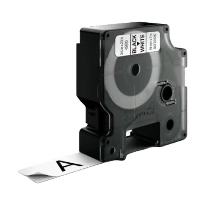 Dymo 3/4 In. (19 mm) Orange Vinyl Labels