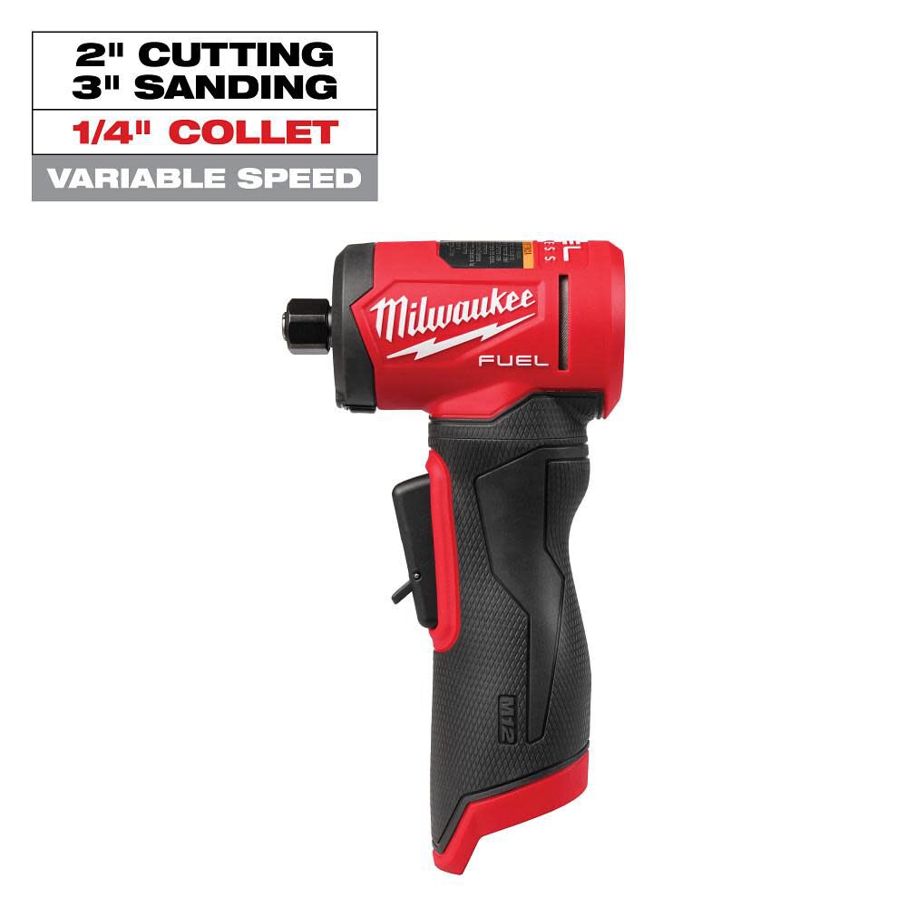 Milwaukee M12 FUEL 1/4 Inch Right Angle Die Grinder (Bare Tool), large image number 14