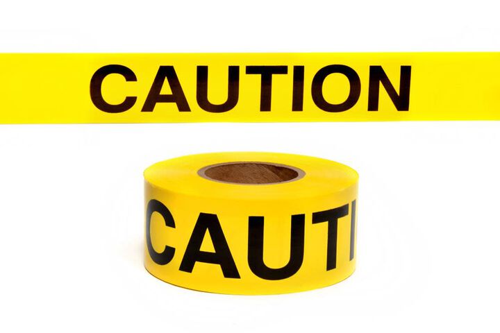 Swanson Tool 3 Inch X 1000 Ft. 1.18 MIL Barricade Tape Caution Yellow and Black