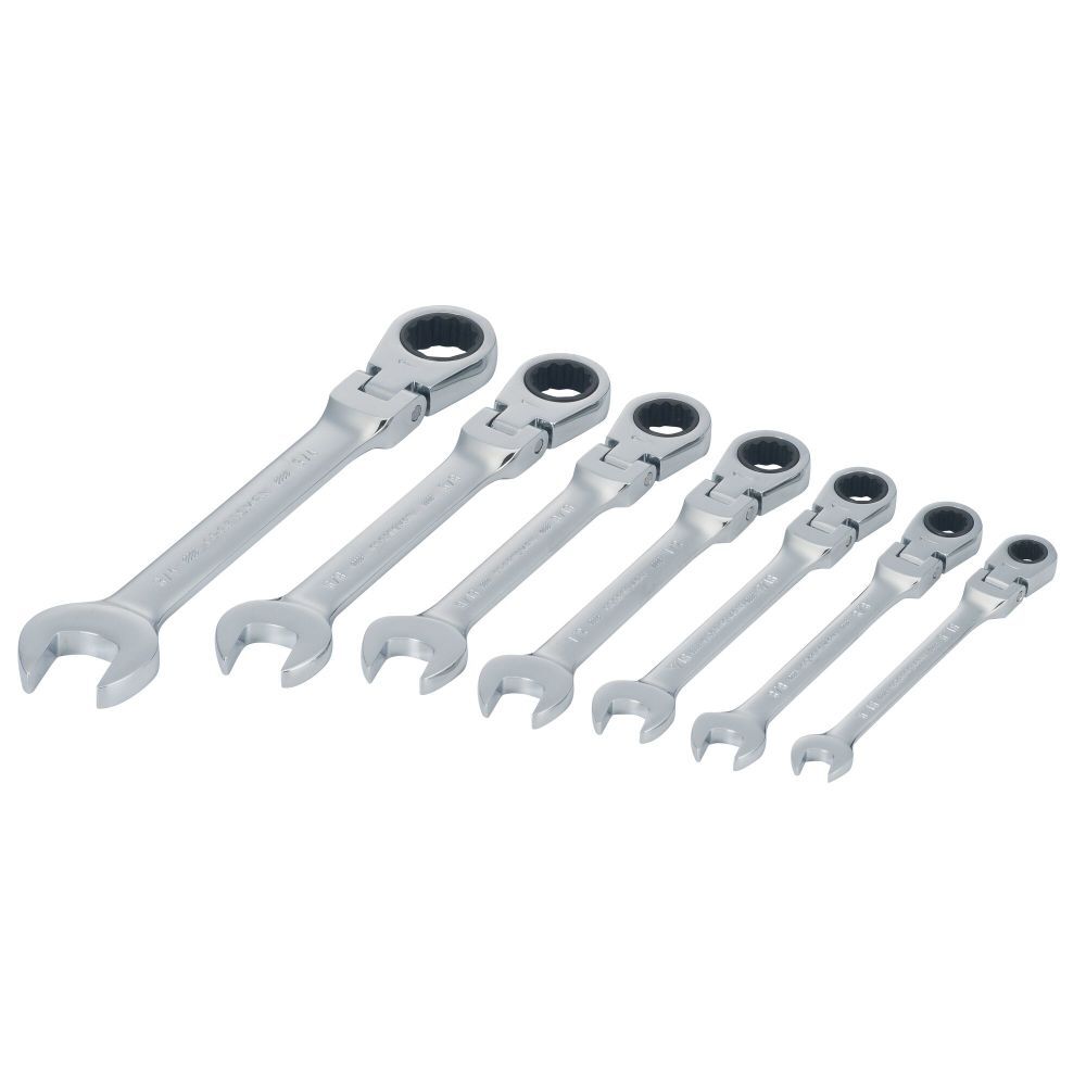 CRAFTSMAN SAE Flex Head Ratchet Wrench Set, 7 Piece, large image number 2