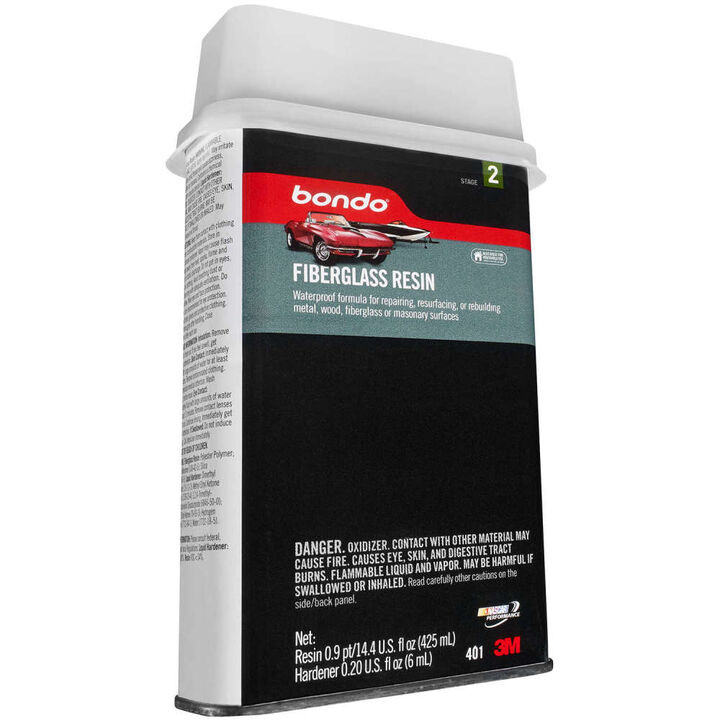 Bondo Fiberglass Resin 0.9 Pint