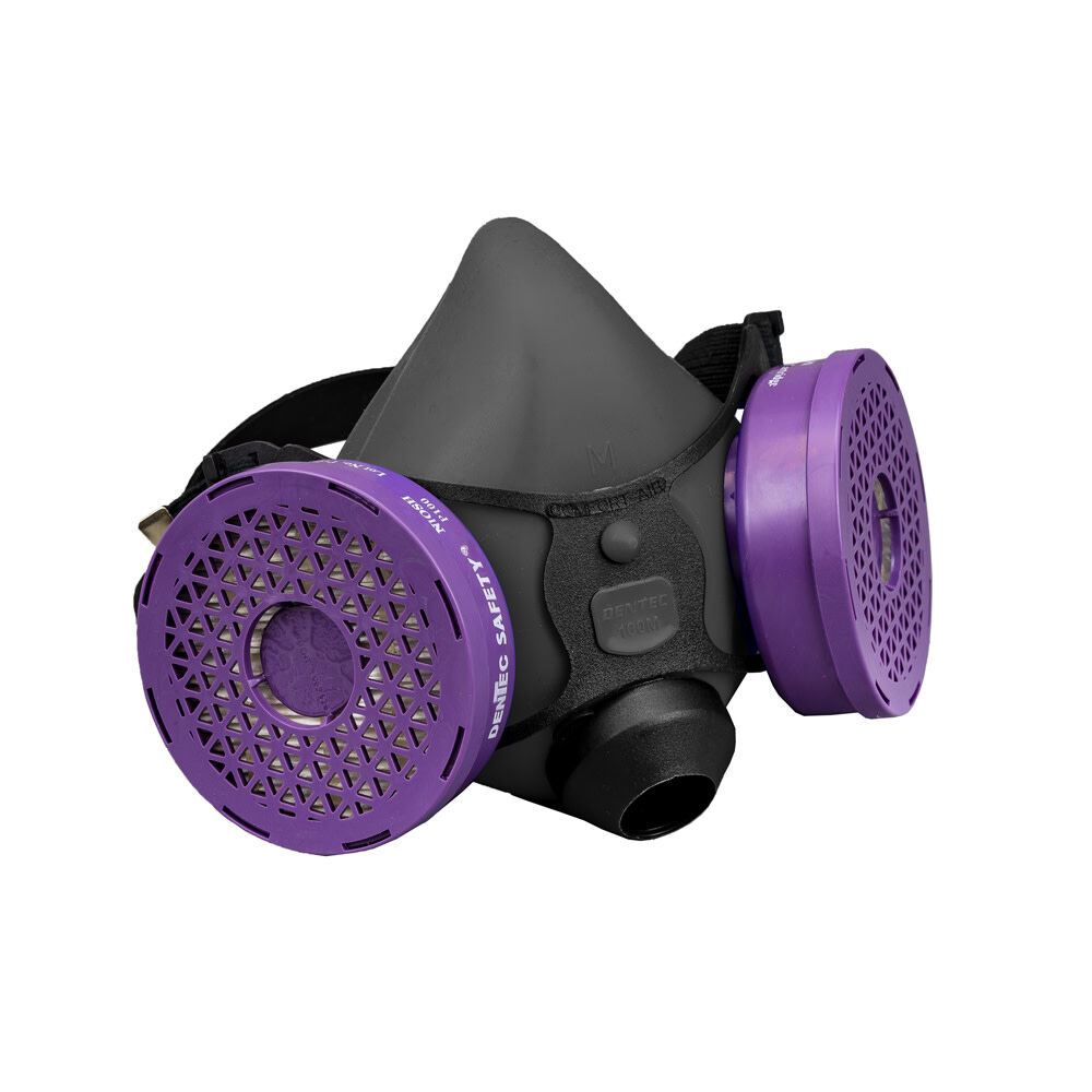 Forney Industries P100 High Efficiency Dual Cartridge Half Mask Respirator, large image number 1