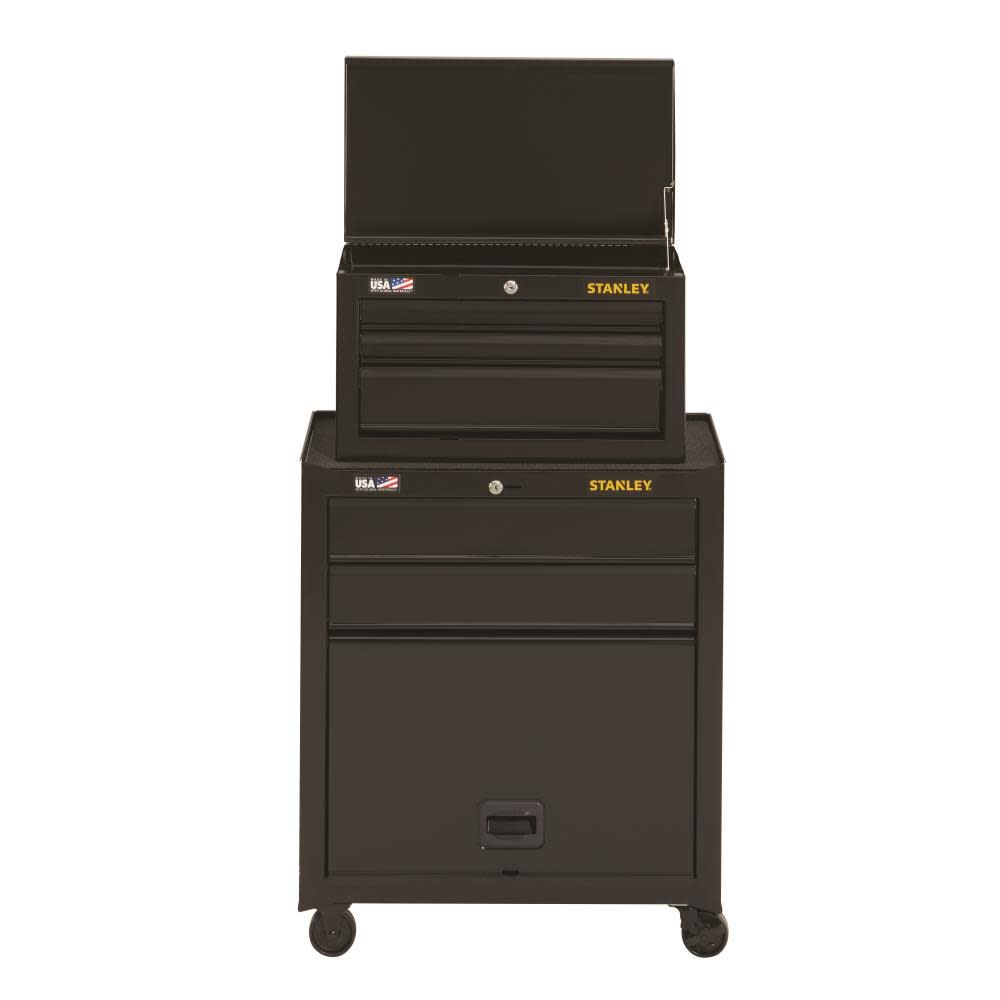 Stanley 26 in. W 100 Series 5-Drawer Tool Chest & Cabinet, large image number 1