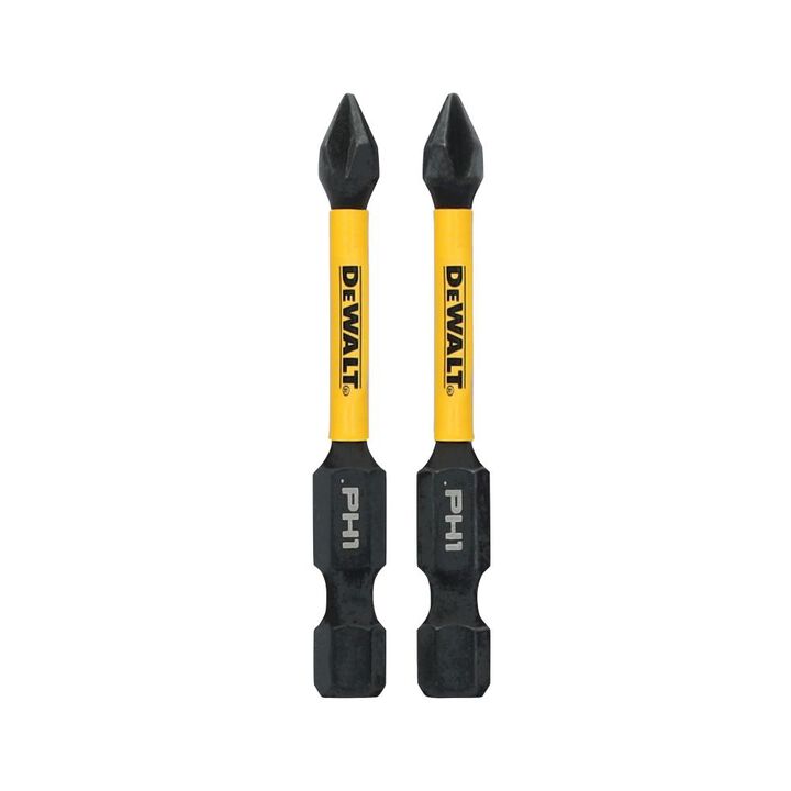 DEWALT Elite Series 2-1/4 Inch PH1 Bits, 2 Pieces