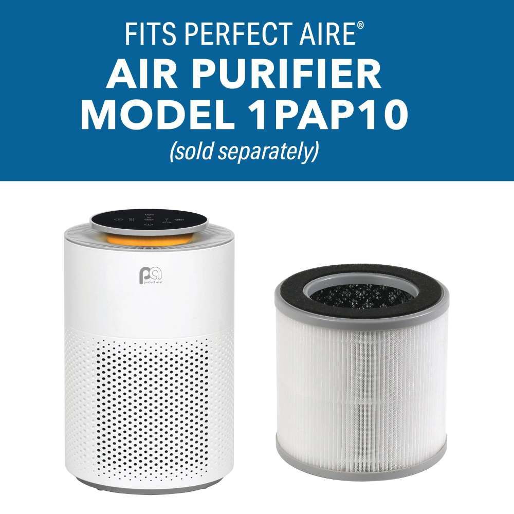 Perfect Aire 5.75 Inch x 5.5 Inch Round Replacement HEPA Air Purifier Filter, large image number 8