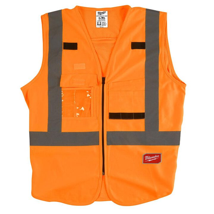 Milwaukee High Visibility Safety Vest CSA High Vis Orange