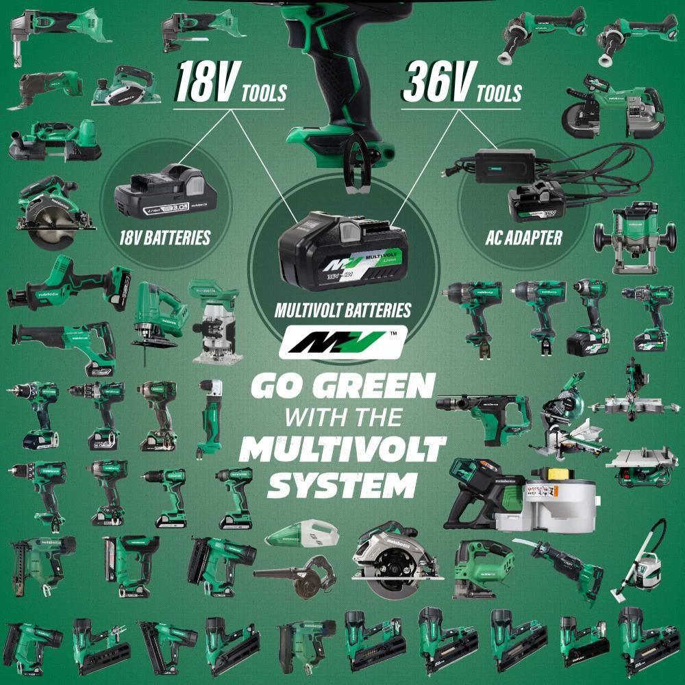 Metabo HPT Multivolt 36V 18V Battery Charger Starter Kit, large image number 10