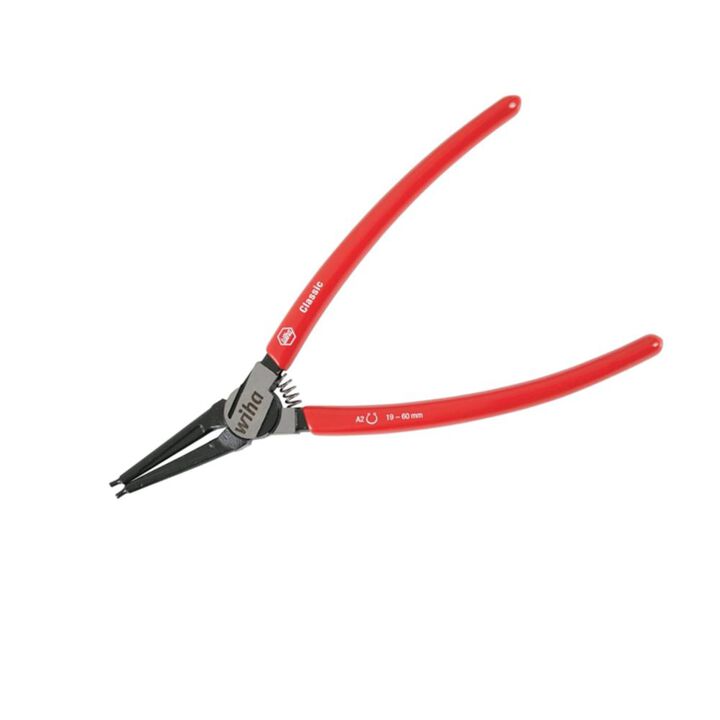 Wiha 3/4 - 2-3/8 Inch Bore 7 Inch Length Soft Grip External Retaining Ring Plier