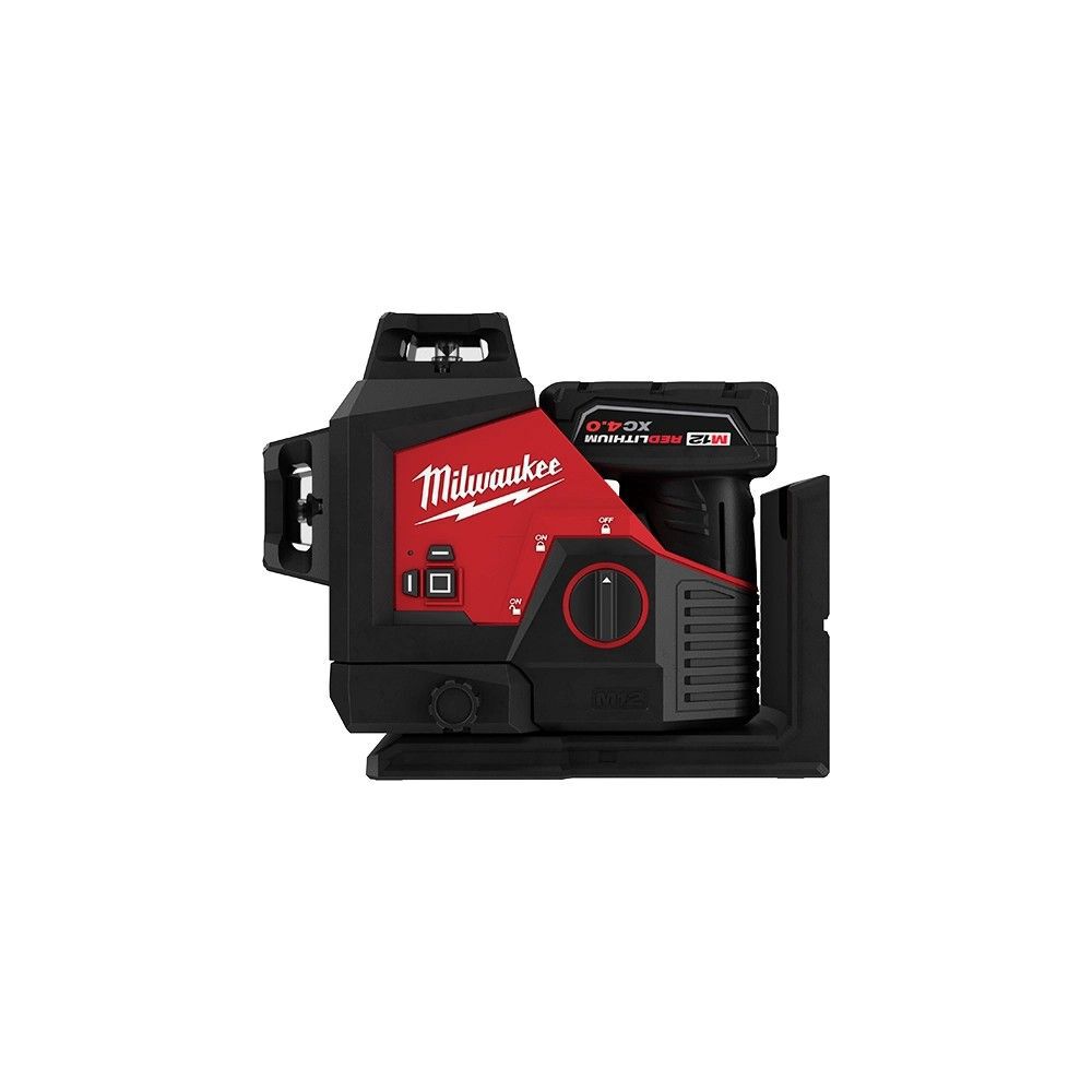 Milwaukee M12 3-Plane Laser Kit with Battery and Charger, Laser Tripod Bundle, large image number 3