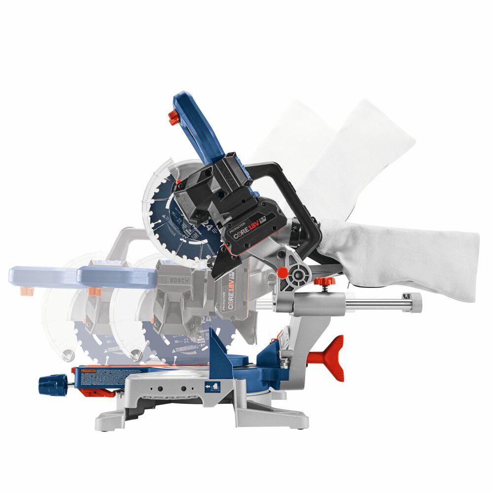 Bosch 18V 7-1/4 Inch Slide Miter Saw Kit - Reconditioned, large image number 5