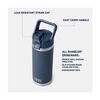 YETI Rambler 18 Oz Water Bottle with Straw Cap Tropical Pink, small image number 6