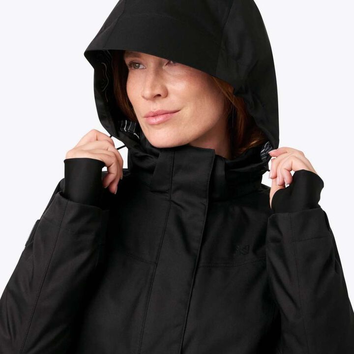 Mobile Warming 7.4V Denali Heated Snow Jacket with Removable Hood Kit Black Womens Medium, large image number 8